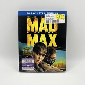 Mad Max Fury Road Blu-ray 2015 Tom Hardy Charlize Theron George Miller Action